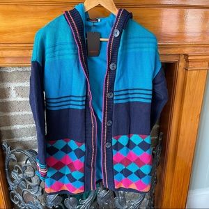 NWT Catimini comfortable, chic hoodie sweater size 14